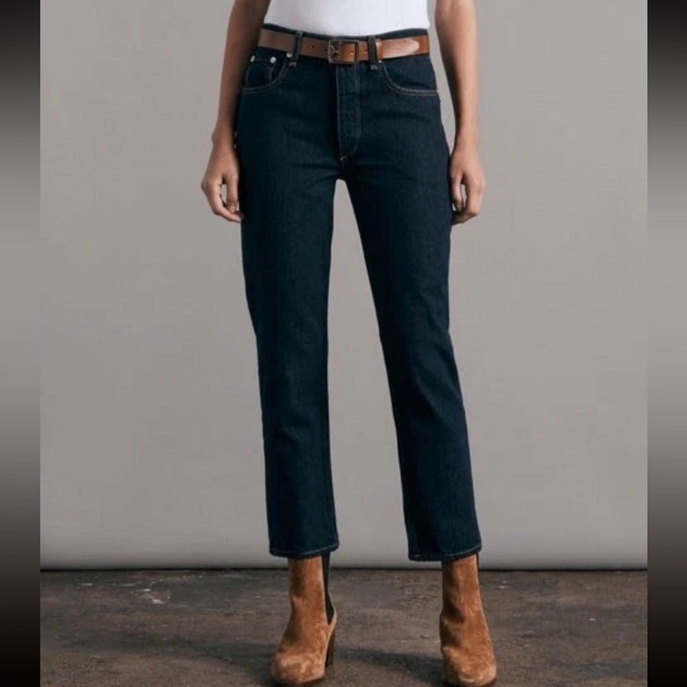 rag & bone nina high rise ankle cigarette jeans